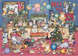 Puzzle Katzenfeier 1000 Teile