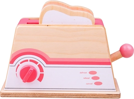 Bigjigs Toys Holz-Toaster in Rosa