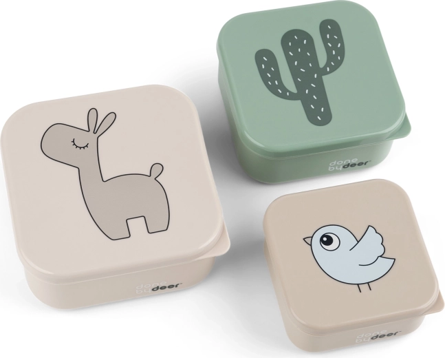 Done by Deer Set Snackboxen Lalee Sand-Mix 3 Stk.