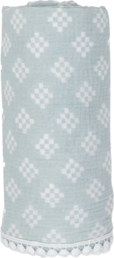 Lodger Mull-Wickeltuch Swaddler Tribe Muslin Ice Flow