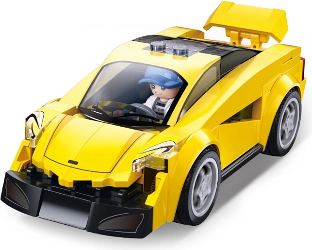 Sluban Metropolis gelbes Rennwagen-Modell