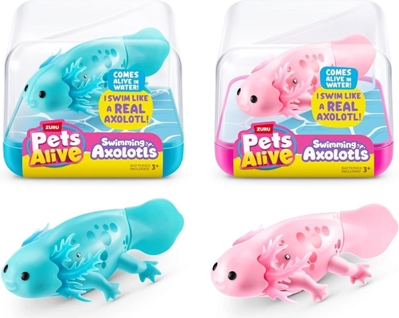 ZURU Pets Alive schwimmender Axolotl
