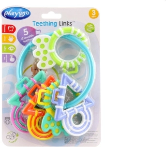 Playgro Beißring mit pastellfarbenen Formen