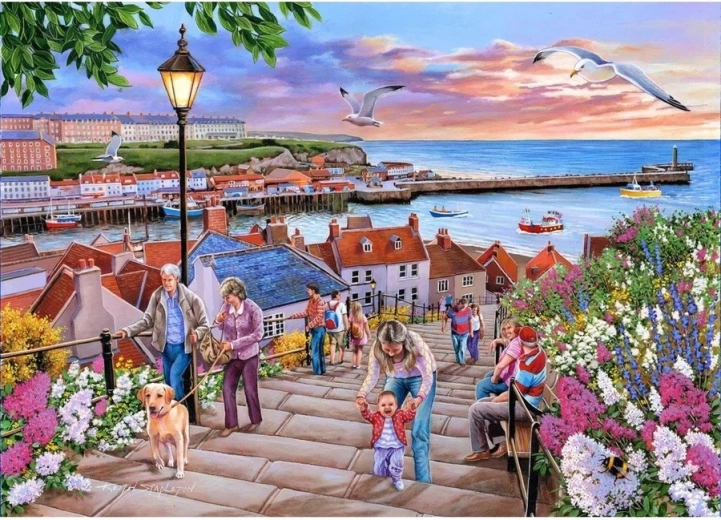 Puzzle House of Puzzles 199 Stufen in Whitby, 1000 Teile