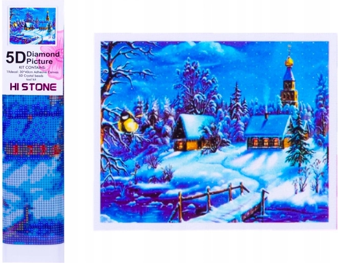 Norimpex Diamond Painting Winter in der Stadt 30 × 40 cm