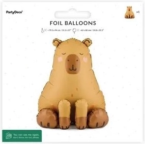 Folienballon Capybara 63 × 80 cm
