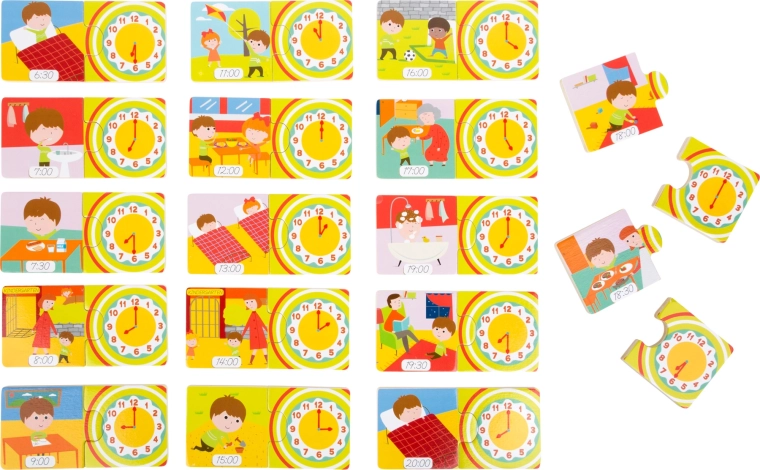 Small Foot Holzpuzzle Uhr