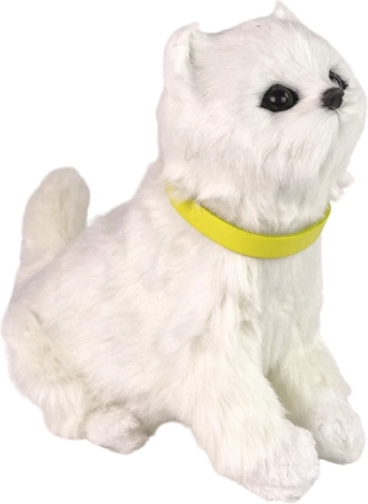 Interaktives Plüschkätzchen – miaut, bewegt Kopf und Schwanz