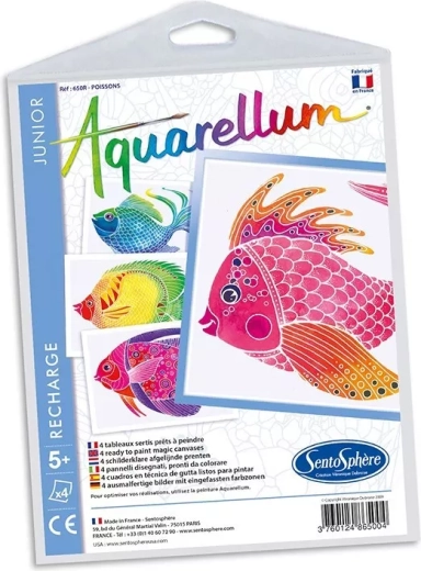 Sentosphere Bilder-Set zum Aquarellmalen Junior Fische