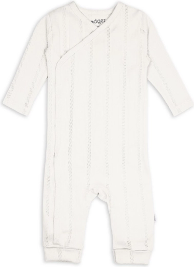 Lodger Baby-Overall Pointelle Cream, Größe 62