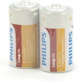 Zinkchlorid-Batterie Philips C R14 1,5 V