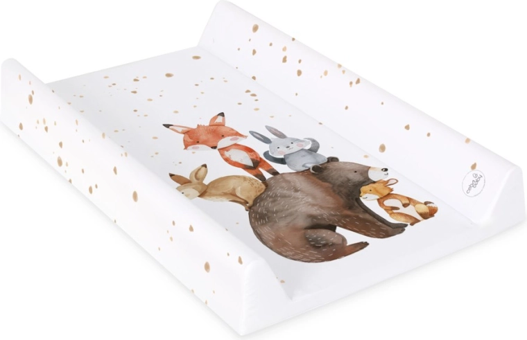 Ceba Baby Wickelauflage mit fester Platte Ultra Light Forest Friends 50 × 70 cm