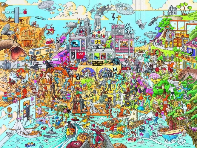 Puzzle 1500 Teile Hollyworld