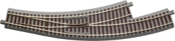 Roco geoLINE Bogenweiche R3/R4 links mit Bettung