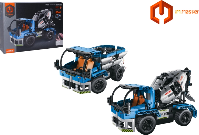 Bausatz Lkw und Betonmischer 2-in-1 RC 26 cm