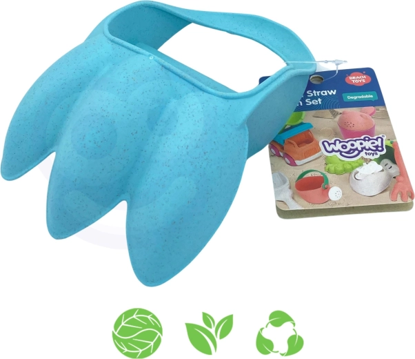 Woopie Green Krallen- und Schaufelwerkzeug aus biologisch abbaubarem Material für Sand