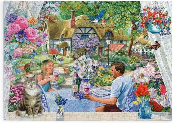 HOP Puzzle Freude im Garten – 500 große Teile