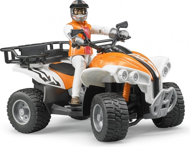 Bruder bworld Quad mit Fahrer 1:16