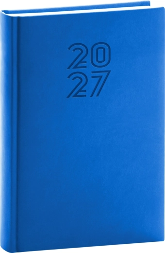 Notique Aprint Tageskalender 2027 blau 15 × 21 cm