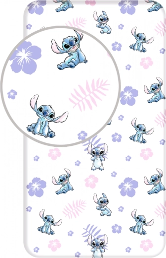 Spannbettlaken Lilo und Stitch 90 × 200 cm