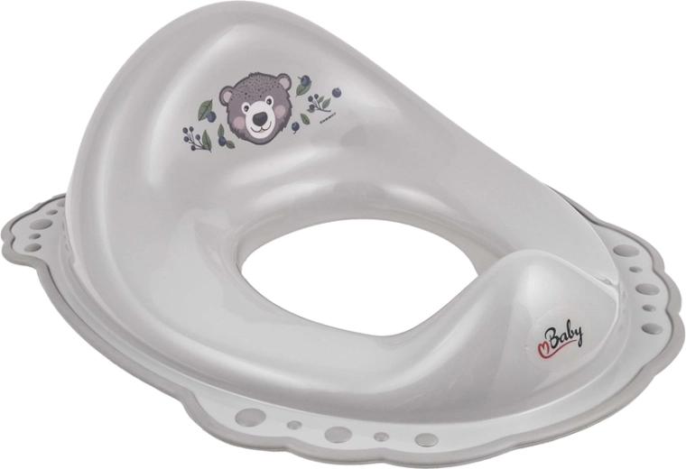 Maltex rutschfester WC-Aufsatz The Nature Buddies Bär, grau