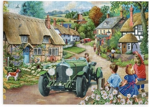 HOP Puzzle Veteranenfahrt mit 500 extra großen Teilen