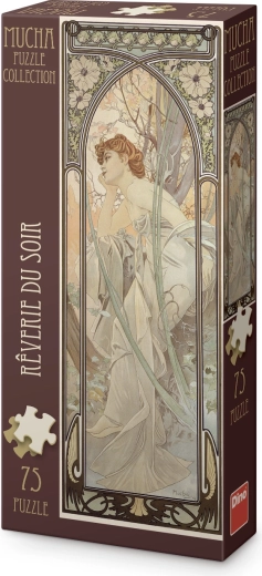 Alfons Mucha – Abendträumerei panoramatisches Puzzle 75 Teile