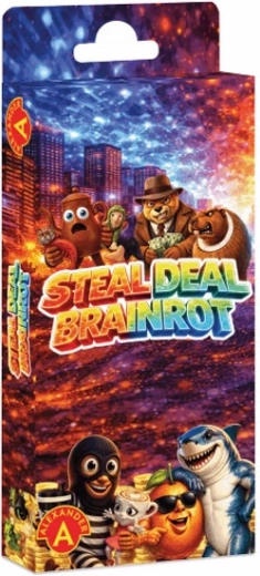 Steal Deal Brainrot – Familien-Kartenspiel im Taschenformat