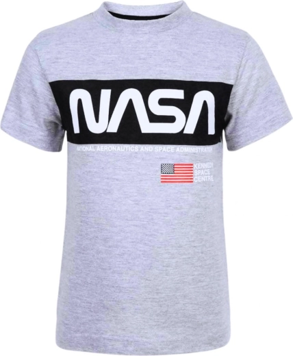 Graues NASA-T-Shirt