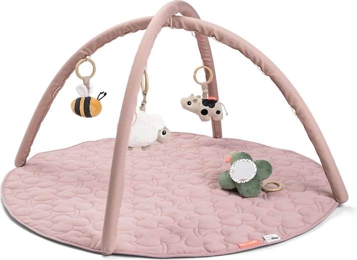 Done by Deer Aktiv-Spieldecke Tiny farm rosa