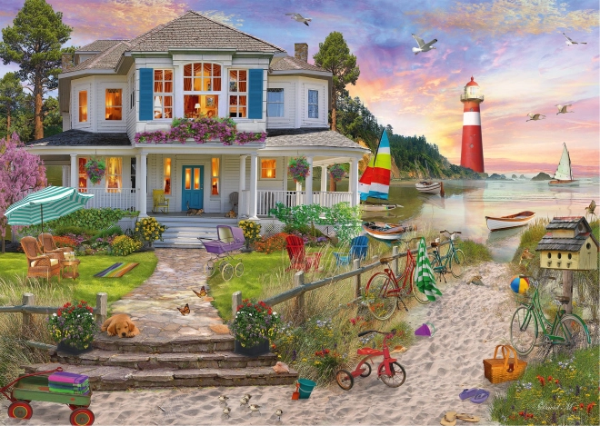Puzzle Haus am Strand 1000 Teile