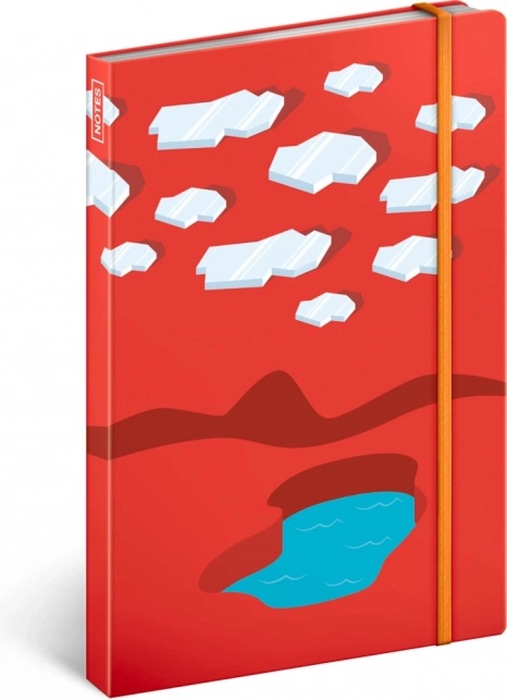 Notizbuch Ice Surfers mit fester Bindung