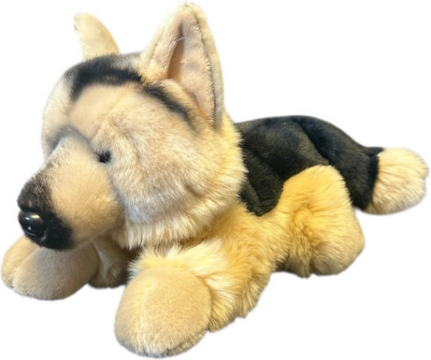 Plüschhund – liegender Deutscher Schäferhund 30 cm