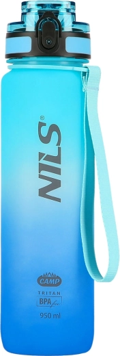 Tritan-Wasserflasche NILS Camp 950 ml blau
