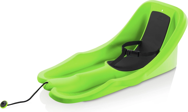 Kinderbob Baby Rider mit Rückenlehne und Gurt