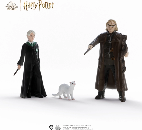 Harry Potter – Mad-Eye Moody und Draco Malfoy mit Frettchen Figuren
