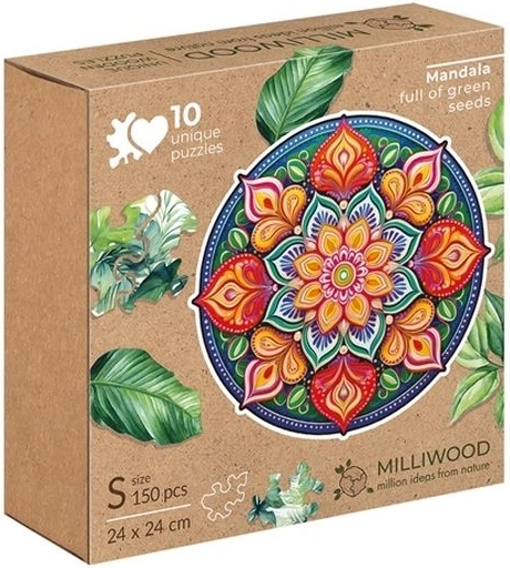 Milliwood Peace Harmony Mandala Hoffnung – Holzpuzzle mit 150 Teilen