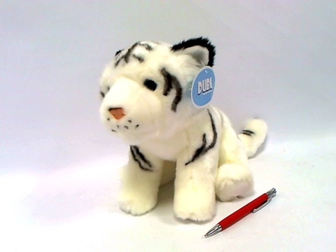 Weißer Tiger Plüschtier 25 cm