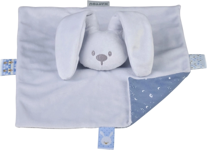 Nattou Mini-Schmusetuch Lapidou Glow sandfarben 28 cm