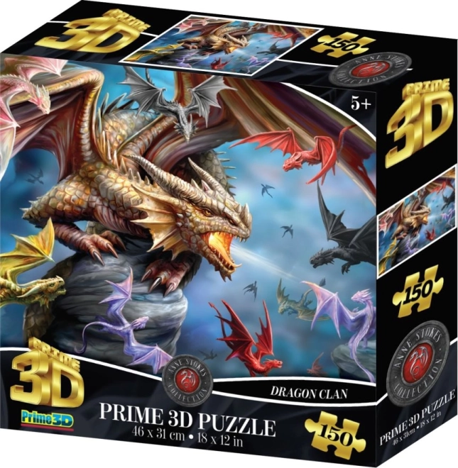 3D-Puzzle Drachenclan – 150 Teile