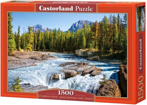 Puzzle 1500 Stk. Athabasca River Jasper Nationalpark