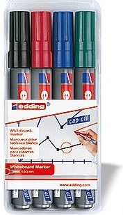 Whiteboard-Marker Edding 250 – Set mit 4 Stück