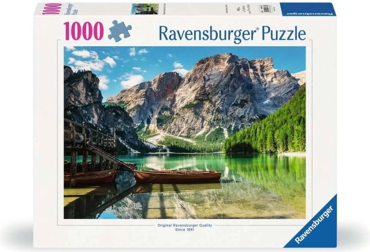 Ravensburger Puzzle Lago di Braies, Italien 1000 Teile