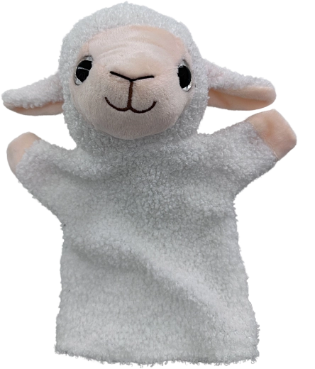 Plüsch-Handpuppe Schaf