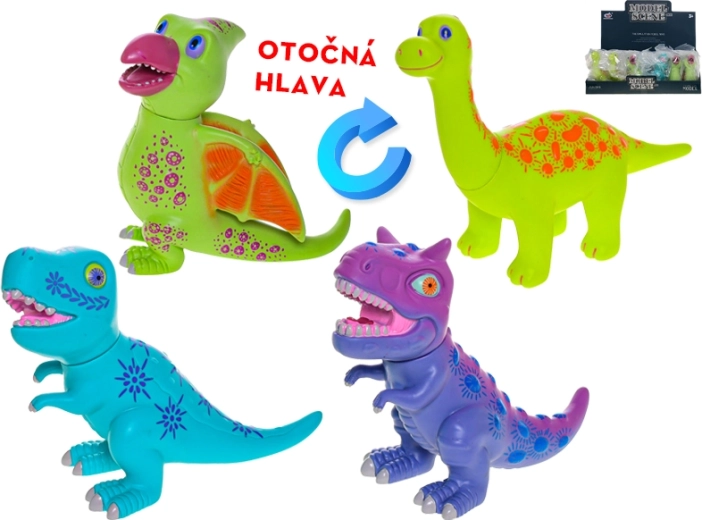 Dinosaurier-Figur 15,5 cm – Brontosaurus, Velociraptor, Pterodaktylus, T‑Rex