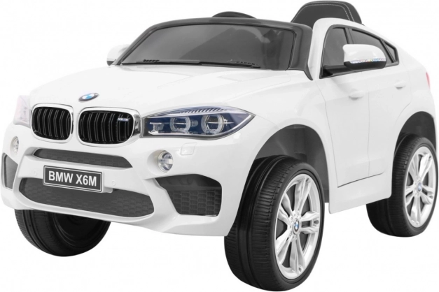 Elektrischer BMW X6 M für Kinder, weiß, mit Fernbedienung
