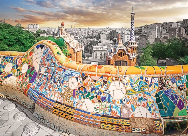 EUROGRAPHICS Puzzle Barcelona - Park Güell 1000 Teile