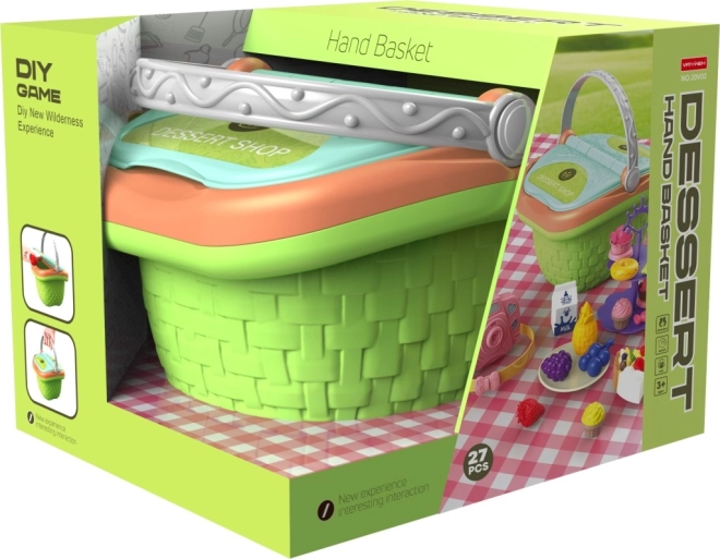 Spielset Picknickkorb mit Desserts