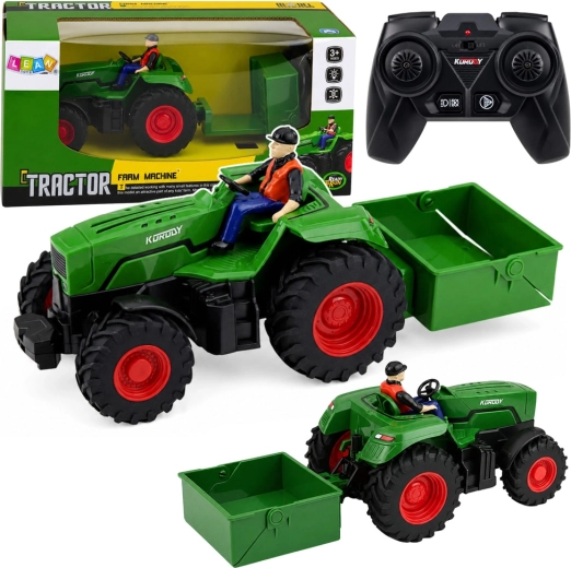 RC-Landwirtschaftstraktor mit Pritschenanhänger 1:24