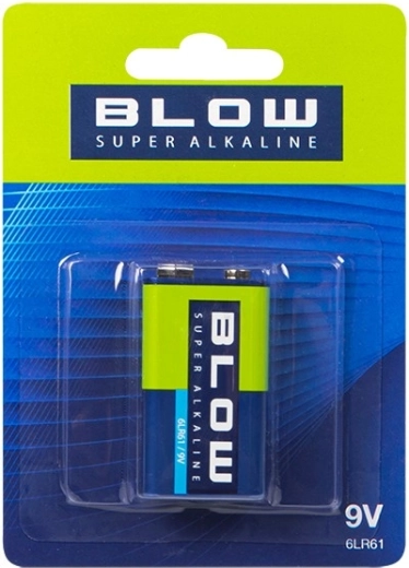 BLOW Super-Alkaline-Batterie 9V (6LR61/6F22) - 1 Stück